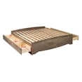 thumbnail image 3 of King Mate's Platform Storage Bed with 6 Drawers, Drifted Gray, 3 of 11