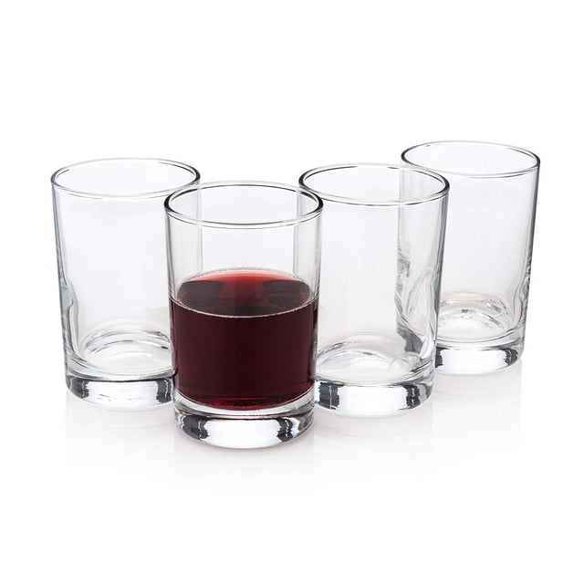 HISTORY COMPANY “Bà caro di Veneto†Rustic Italian Stemless Wine Glass 4-Piece Set (Gift Box Collection)