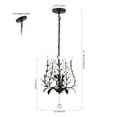 thumbnail image 4 of JONATHAN Y Diantha 12" 3-Light Contemporary Bohemian Iron/Acrylic LED Pendant, Oil Rubbed Bronze/Clear, 4 of 13