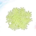 thumbnail image 4 of Fluorescent Snowflake Sticker 200pcs Yellow Fluorescent Snowflake Wall Sticker Creative Luminous Mural Decals Removable Wall Decals Stereoscopic Background Decoration Accessories for Home Decorations, 4 of 6