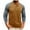 Army Green, variant on Mens Patchwork Henley Shirt Casual Button Color Block Long Sleeve Pullover Slim Stretch Polo Shirts