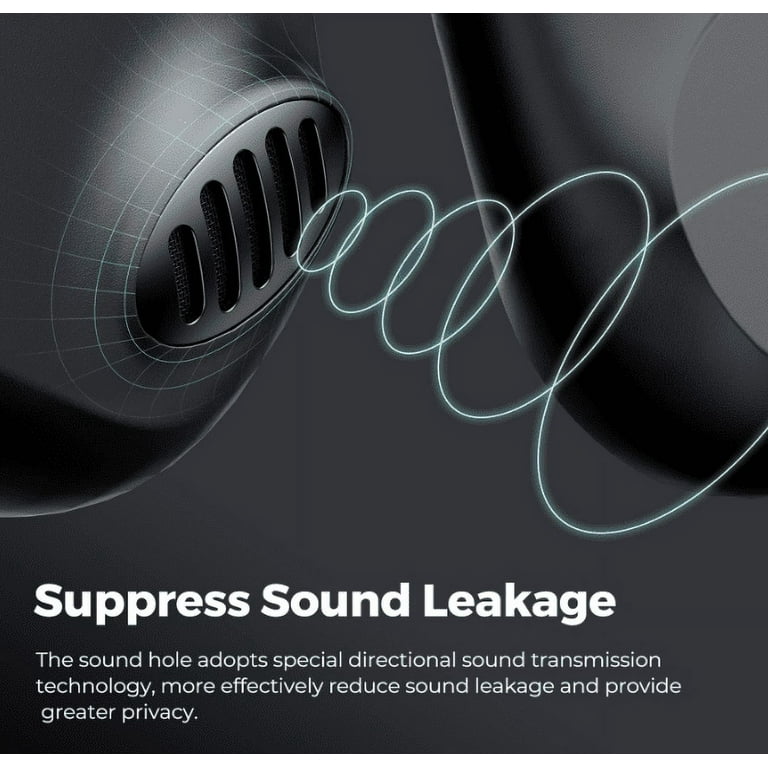 SoundPEATS RunFree Lite Air Conduction Headphones, Wireless Sports Headphones Bluetooth 5.3 Ear Headphones for Sports/Running, Size: Large, Other