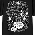 thumbnail image 2 of Gloomy Bear Black and White icon collage on Black Short Sleeve Adult T-Shirt-XL, 2 of 4