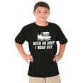thumbnail image 5 of Need An Ark? Noah Guy | Bible Pun Crewneck T Shirts Boy Girl Teen Brisco Brands L, 5 of 6
