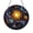 Acrylic 3.5 Inch, variant on Celestial Sun Moon Stars Stained Glass Suncatcher with Cosmic Design, Circular Window Hanging Decor
