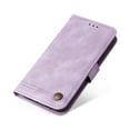 thumbnail image 5 of SaniMore Case for iPhone 14 6.1" 2022 with Wrist/Crossbody Strap,Retro PU Leather Anti-scratch Card Slots Cash Pocket Kickstand Shockproof Anti-drop Wallet Business Cover For iPhone 14, Purple, 5 of 10