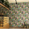 thumbnail image 5 of S4Sassy Retro Vehicles Wallpaper - Commercial Space Wall Covering, 25" x 60" Self-Adhesive Textured Vinyl Wall Paper, Decorative Walls Wrap, Easy DIY Walls Covering For Retail, Office Spaces - Multi, 5 of 8