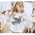 thumbnail image 2 of Retro Grizzly Bears Wilderness Scene Sweatshirt - Nineties 90s Vintage Brown Bear Outfit - Boho Unisex Crewneck Sweatshirt - Sizes S-5XL ,Art Print JSC, 2 of 5