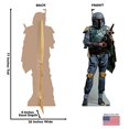 thumbnail image 2 of Advanced Graphics 178 Star Wars Support en Carton Taille Réelle Boba Fett -Up, 2 of 5