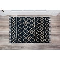 thumbnail image 2 of Linon Home Décor Marrakech Area Rug Collection, Blue and Ivory, 2' x 3', 2 of 6