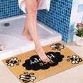 thumbnail image 6 of Welcome Mat Front Door Yellow Bee Decor Indoor Outdoor Entryway Doormat, Summer Seasonal Home Kitchen Bath Mat Bumble Bee Decoration, 40x60cm, 6 of 6