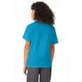 thumbnail image 3 of Hanes Garçon ComfortBlend EcoSmart Col Ras du Cou, L, Sarcelle, 3 of 3