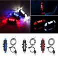 thumbnail image 3 of Safety NEW Bike Bicycle 5 LED USB Rechargeable Front Rear Warning Light Cycling Tail Lamp with Charging Cable, 3 of 4