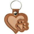 thumbnail image 2 of Leather Pet Memorial Keychain for Dogs & Cats, Personalized Pet Hair Keepsake Holder with Paw Shape Design, Memorial Gift for Pet Loss Remembrance, 2 of 9