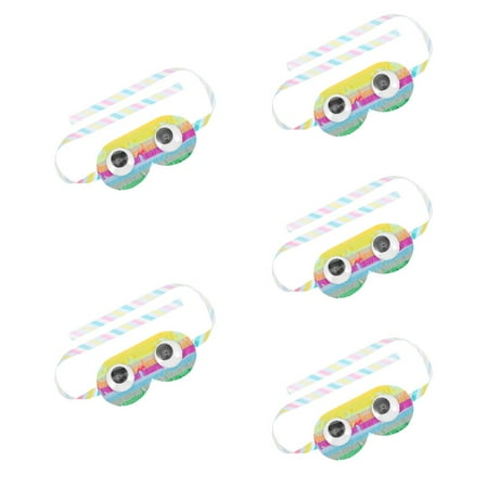 FRCOLOR 5 Pieces Game Blindfold Sleep Treasure Chest Pinata Decoration Travel