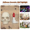 thumbnail image 2 of Lámpara de calavera de Halloween, aplique de pared con luz nocturna de calavera para decoración del hogar JShteea El nuevo, 2 of 6
