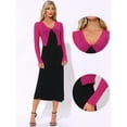 thumbnail image 2 of DARING DIVA Bolero Sheer Textured Crop Cardigan Shrug L Hot Pink, 2 of 6
