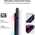 thumbnail image 4 of Liquid Silicone Case for iPhone 13 Pro Max, [Camera Protection] [Anti Fingerprint] [Wireless Charging] 4 Layer Phone Case Protective Cover, Built-in Microfiber Case Cover, 6.7", Dark Purple, 4 of 15