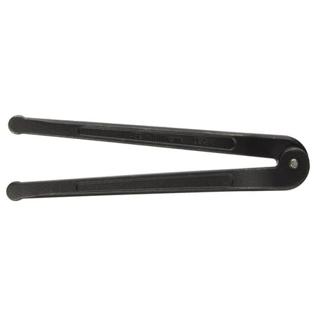 

Keeomi JHW482 Adjustable Face Spanner with a 2-Inch Span Diameter Ideal for Adjusting Collars Lock Nut Rings and Bearings Black