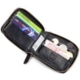 thumbnail image 6 of Blusea Mens Leather Wallet Zipper RFID Blocking Wallets Coins Purse, 6 of 6
