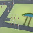thumbnail image 4 of 20 Pieces Model Miniature Street Lights HO OO Scale LEDs White 1:150, 4 of 9
