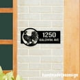 thumbnail image 3 of Handmadetneonsign Pheasant House Number, Pheasant Home Address Metal, Custom House Address Sign 70188, 3 of 5