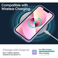 thumbnail image 5 of Liquid Silicone Case for iPhone 13, [Camera Protection] [Anti Fingerprint] [Wireless Charging] 4 Layer Phone Case Protective Cover, Built-in Microfiber Case Cover, 6.1", Purple, 5 of 14