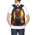 thumbnail image 6 of Daiia Sunset Maple Tree Fox Backpack for Men and Women -Durable Backpack Large Capacity, Water-Resistant Bag with Adjustable Straps and Laptop Compartment, 6 of 9