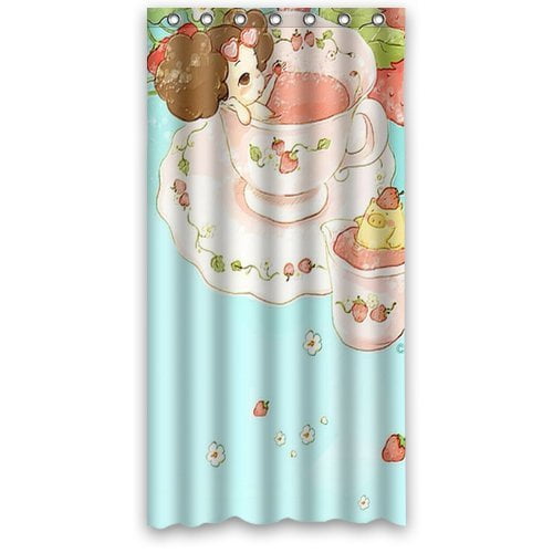 HelloDecor Cartoons Shower Curtain Polyester Fabric Bathroom Decorative
