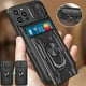 thumbnail image 2 of Funda con anillo deslizante para iPhone, carcasa con ranura para tarjeta de grado militar, 14, 13, 12 Pro Max, XR, X, 8, 7 Plus, SE Fivean unisex, 2 of 2