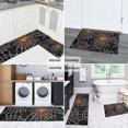 thumbnail image 5 of Halloween Spider Webs with Orange Spiders Kitchen Rugs Sets Of 2,Anti Fatigue Kitchen Mat Rugs Non Slip Washable,Decorative Kitchen Floor Mats for Kitchen,Sink,Laundry,17"x30"+17"x47", 5 of 7