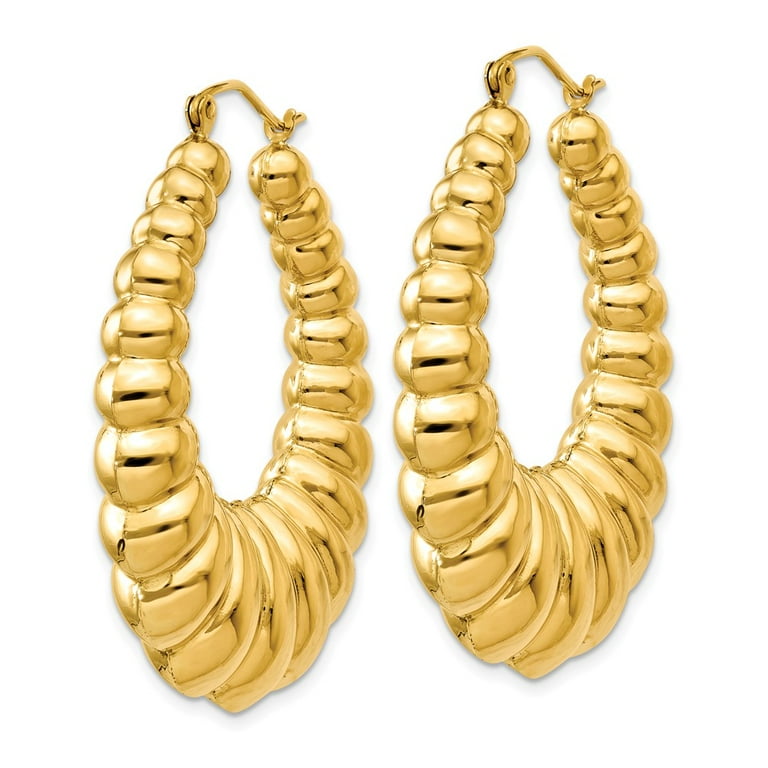 Shrimp online earrings 14k