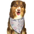 thumbnail image 5 of Dog Bandanas, flower Tower pink Adjustable Dog Scarf Triangle Bib Handkerchief Accessories for Small Medium Large Dogs, Cats, Pets, 5 of 6