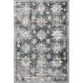thumbnail image 5 of nuLOOM Philomena Medallion SplashGuard Machine Washable Area Rug, 4' x 6', Philomena Charcoal, 5 of 11