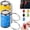 Yellow+Blue, variant on Mini Coin Storage Keychain, Portable Coin Holder & Fidget Coin Bank with Snap Closure for Keys & Bags