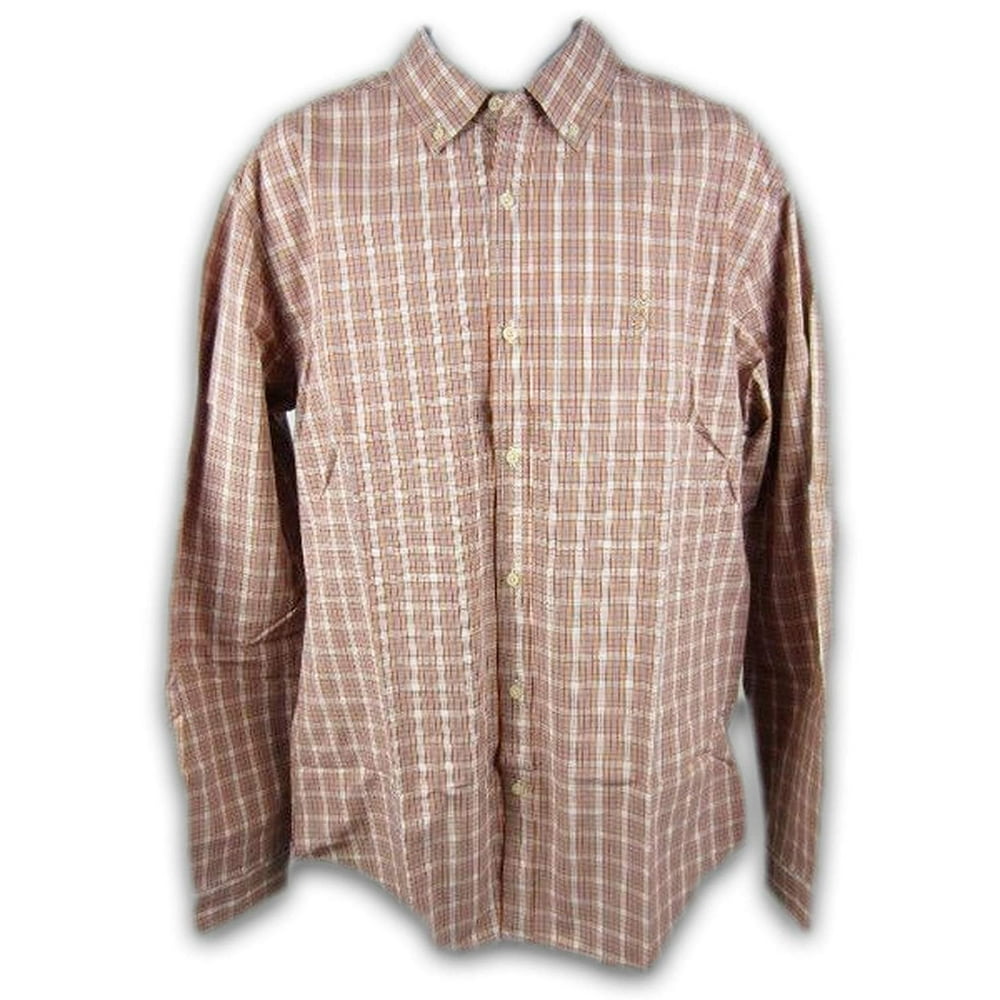 Browning - Browning Mens Woolrich Plaid Long Sleeve Button Down Colton ...