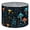 Color 3, variant on Linen Drum Lampshades Boho Leaf Blue Floral Jellyfish Seaweed Marine flora 13"x13"x10" Light Shade for Table Lamps Floor Lamps Drum Lamp Shades Lampshade Replacement Assembly Required