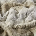 thumbnail image 7 of JERFIT Plush Oversized Faux Fur & Faux Mink Reversible Blanket, Super Soft & Machine Washable, Luxury Decorative Throw for Couch, Bed, Sofa - Sand Color, 7 of 7