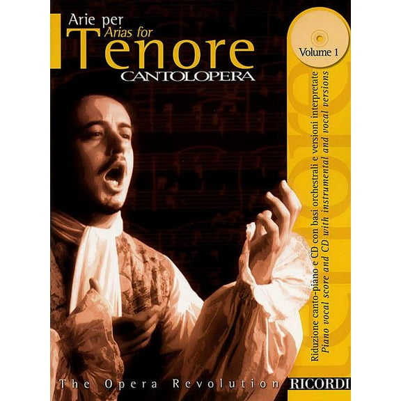 Cantolopera Collection Cantolopera: Arias for Tenor - Volume 1: Cantolopera Collection, (Paperback)