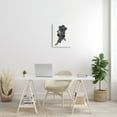 thumbnail image 2 of Stupell Industries Stripes Pattern Woman Sitting Fashion Portrait Graphic Art Gallery Wrapped Canvas Print Wall Art, Design by Amelia Noyes, 2 of 7