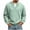 Green, variant on Solid Mens Long Sleeve Shirts Fall Waffle Classic T-Shirt Soft Pullover Casual V-Neck Tops