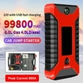 thumbnail image 3 of 20000mAh Portable Car Jump Starter Power Bank with 4 USB Ports, 3 of 6