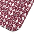 thumbnail image 5 of Red Christmas Deer and Tree Pattern Dish Drying Mat for Kitchen 1 Pack, Ultra Absorbent Microfiber Dishes Drainer Mats,16x18in(41x46cm), 5 of 6