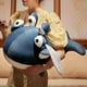 thumbnail image 1 of Creative Six Eyes Flying Fish Plush Doll Kawaii Funny Monster Sea Animal Soft Blue Whale Pillow Stuffed Toys Kids Birthday Gifts zhangmengya LED, 1 of 2