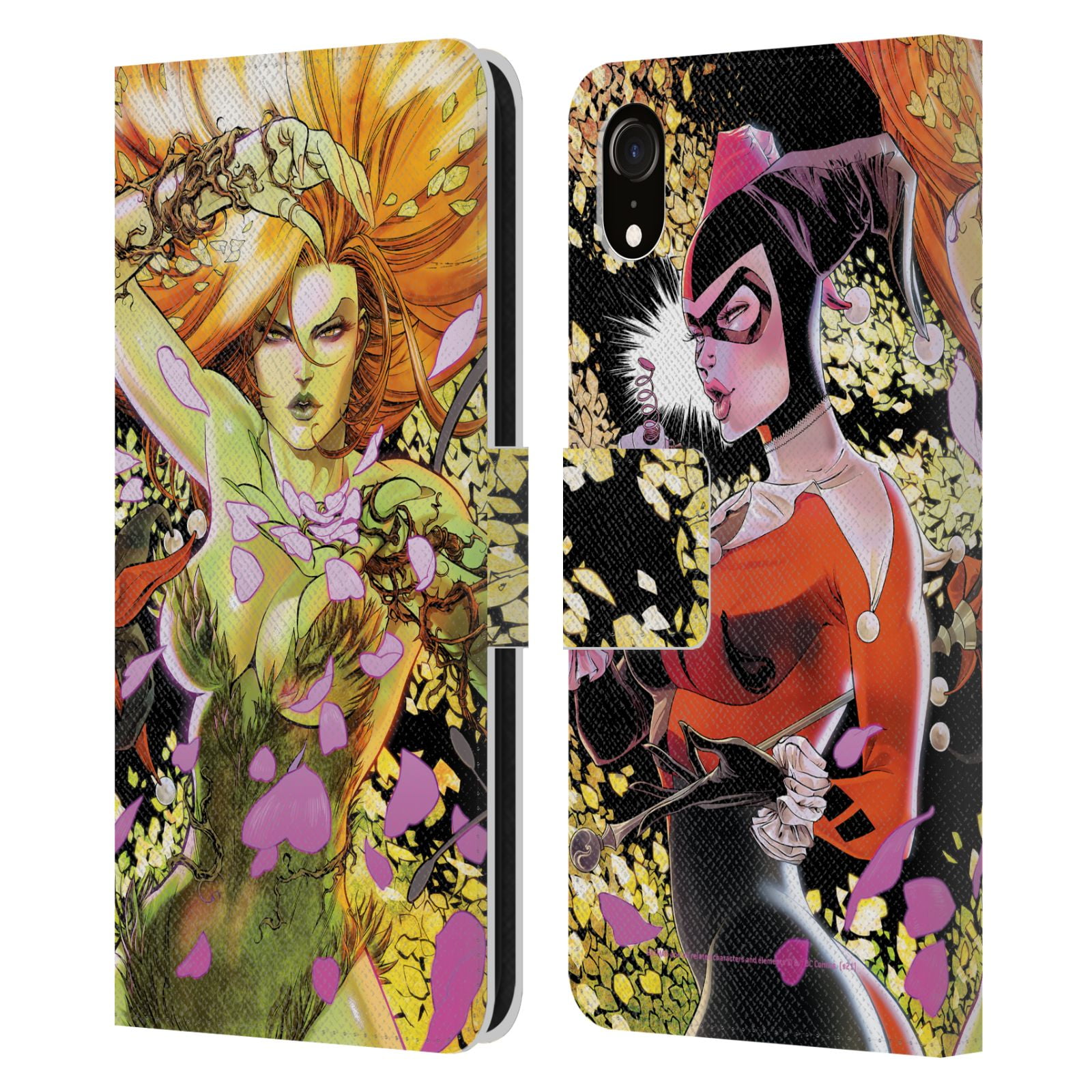 Head Case Designs Officially Licensed Batman DC Comics Gotham City Sirens  Poison Ivy Leather Book Wallet Case Cover Compatible with Apple iPhone XR -  