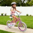 thumbnail image 2 of Costway 16" Kids Bicycle with Dual Brake System Adjustable Handlebar & Seat Low-Step Frame, 2 of 10