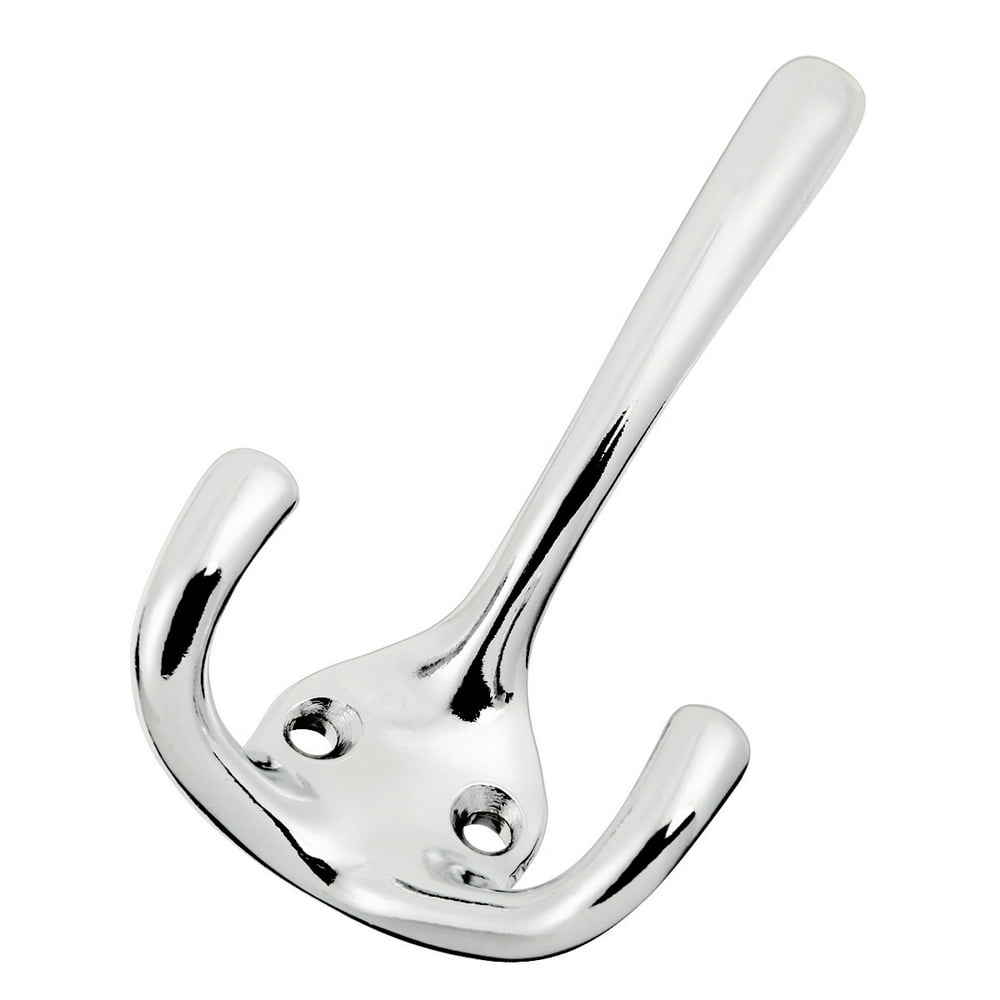 Hickory Hardware P25026 Triple Metal Coat Hook Chrome