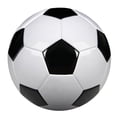 thumbnail image 1 of Xiao Hua Balón de fútbol de entrenamiento profesional n.° 5, piel sintética, combinación de colores blanco y negro, adecuado para fútbol, portería, entrenamiento de equipo, etc., 1 pieza., 1 of 5