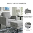 thumbnail image 5 of Signature Design by Ashley Hazela Charcoal Chair, 5 of 13