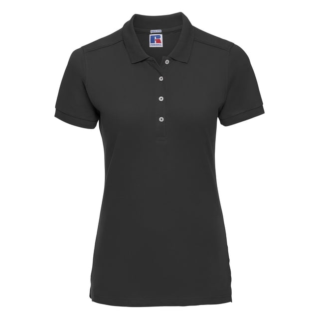 Russell Polo Extensible à Manches Courtes pour Femmes